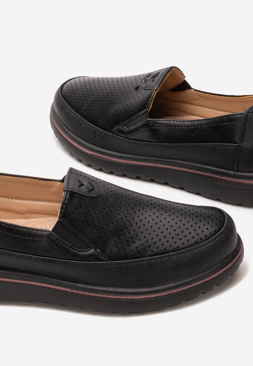 Pantofi casual dama Kalysa negri
