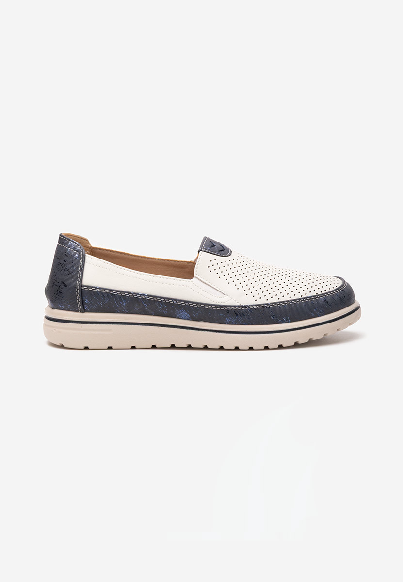 Pantofi casual dama Kalysa V2 albi