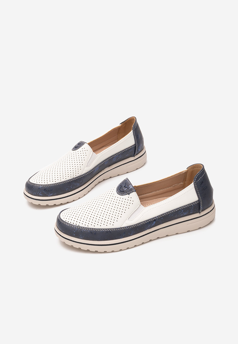 Pantofi casual dama Kalysa V2 albi