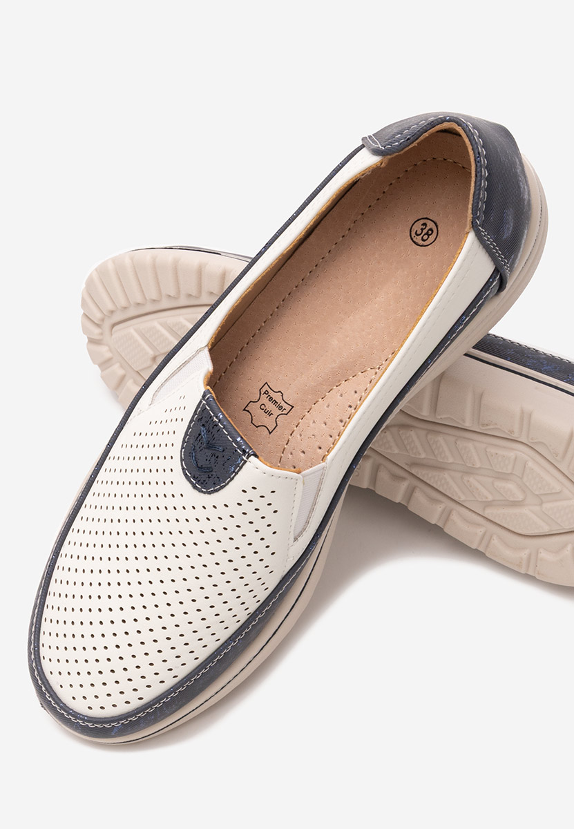 Pantofi casual dama Kalysa V2 albi
