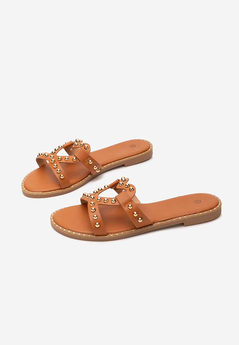 Papuci fara toc Corada camel