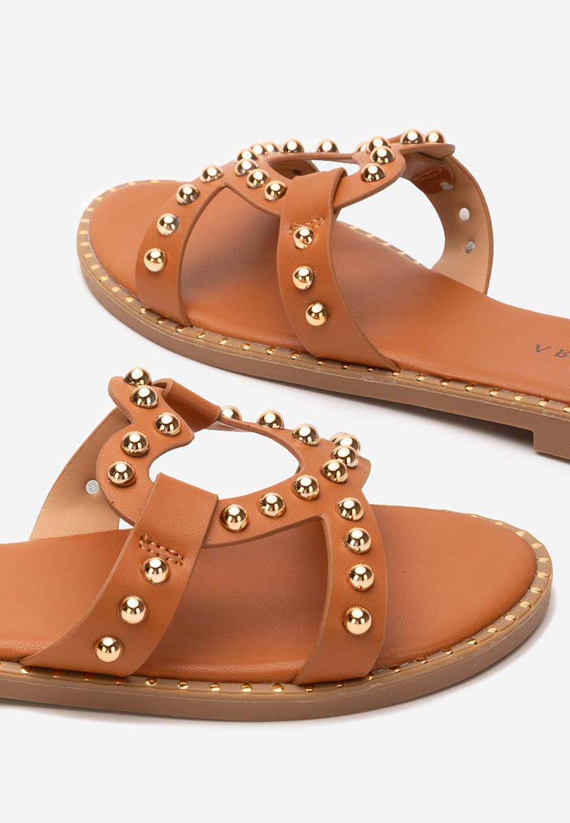 Papuci fara toc Corada camel