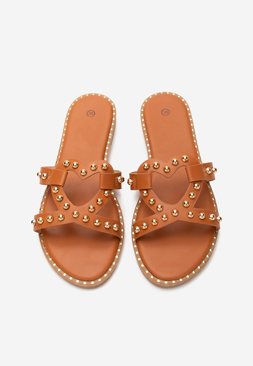 Papuci fara toc Corada camel