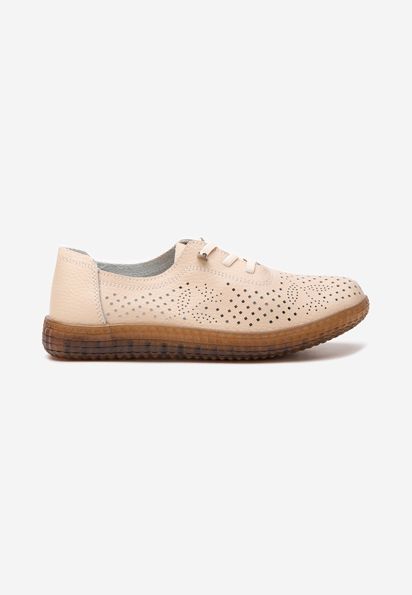 Pantofi casual dama Feona bej