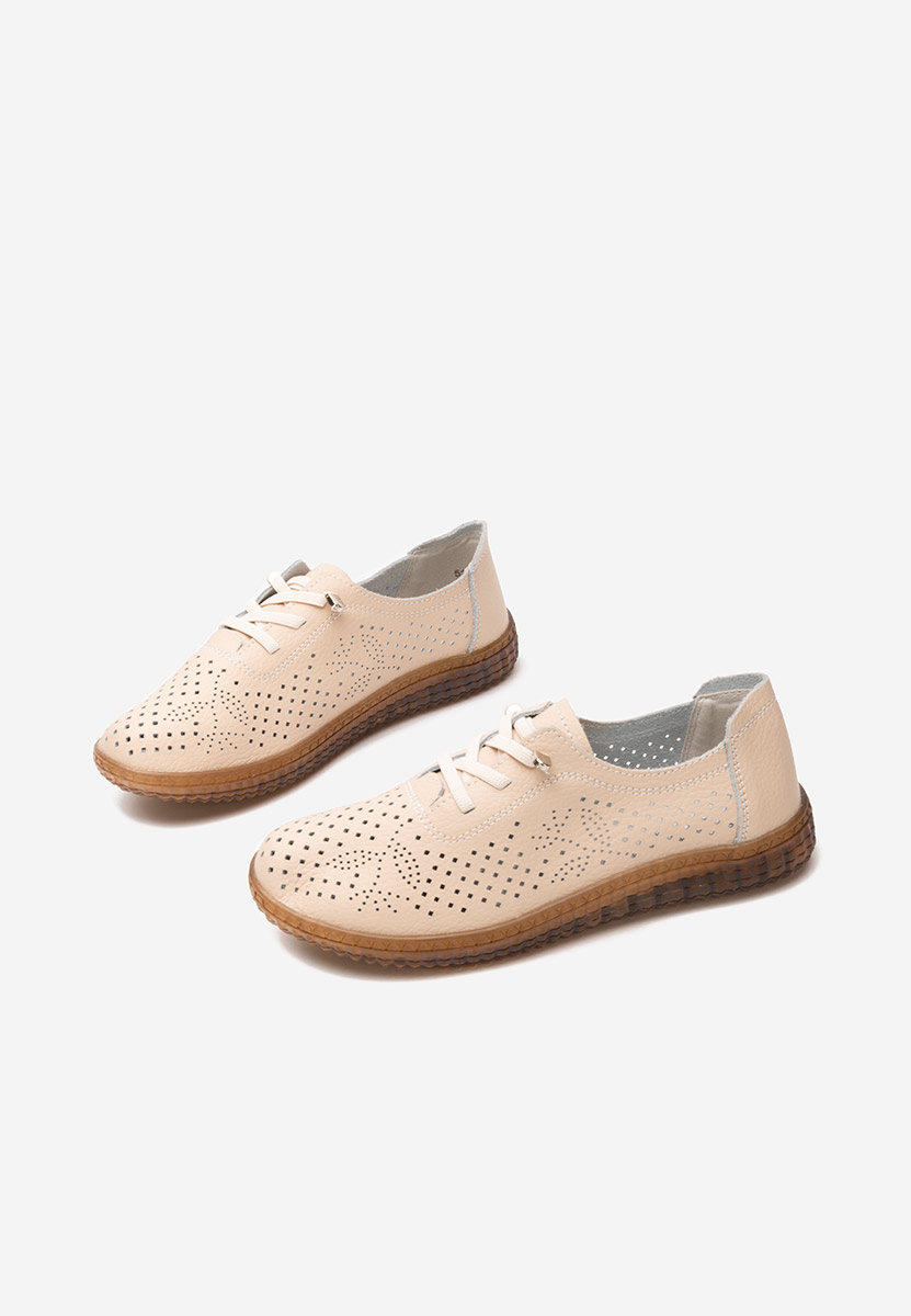 Pantofi casual dama Feona bej