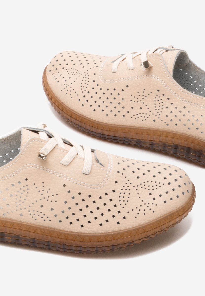 Pantofi casual dama Feona bej