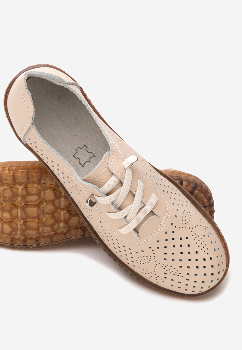 Pantofi casual dama Feona bej