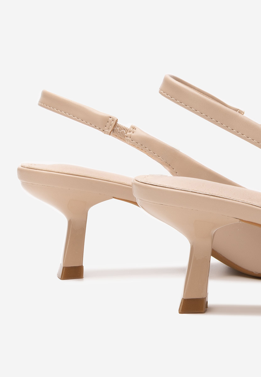 Pantofi slingback Belabisa kaki