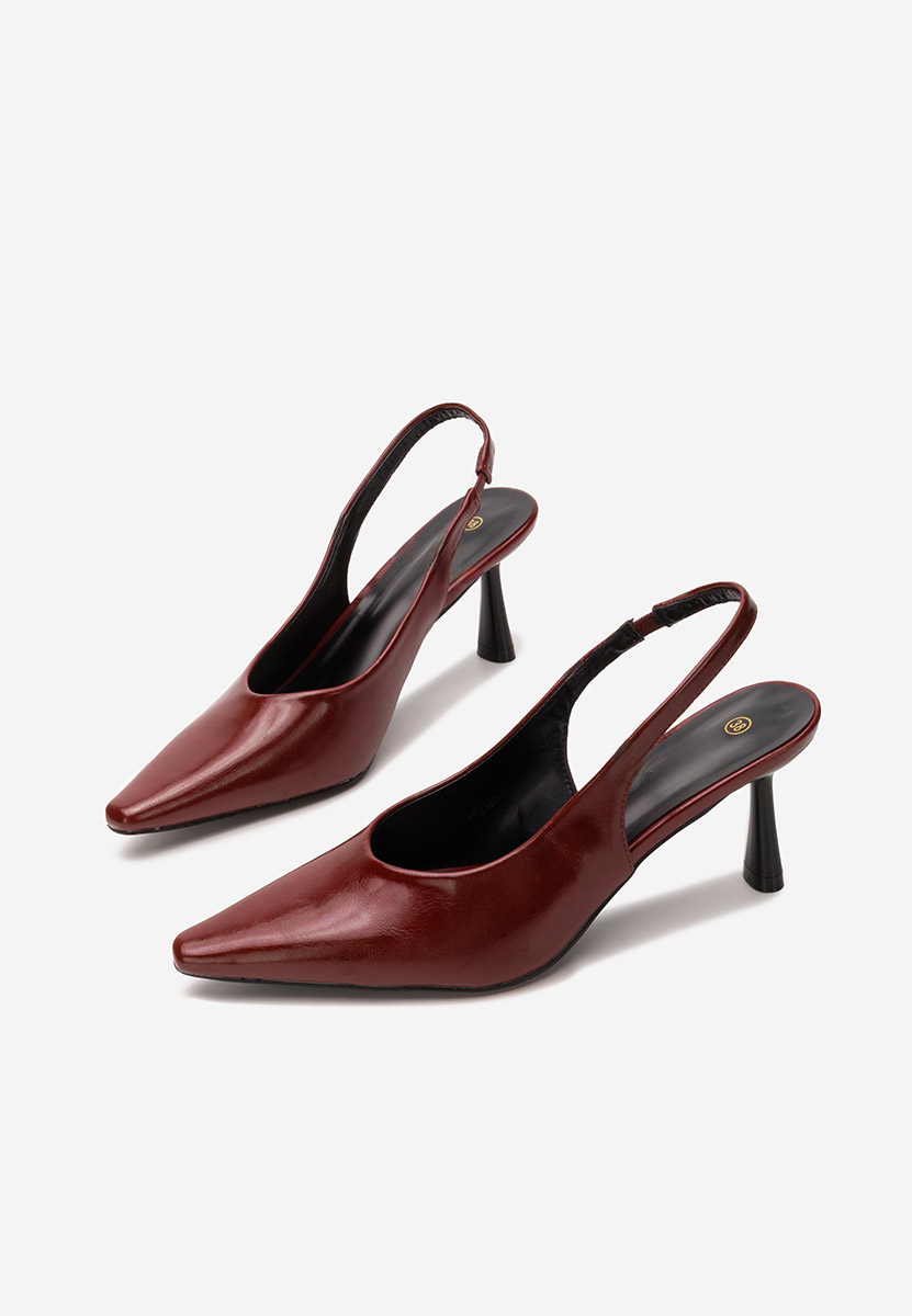 Pantofi slingback Bruha grena