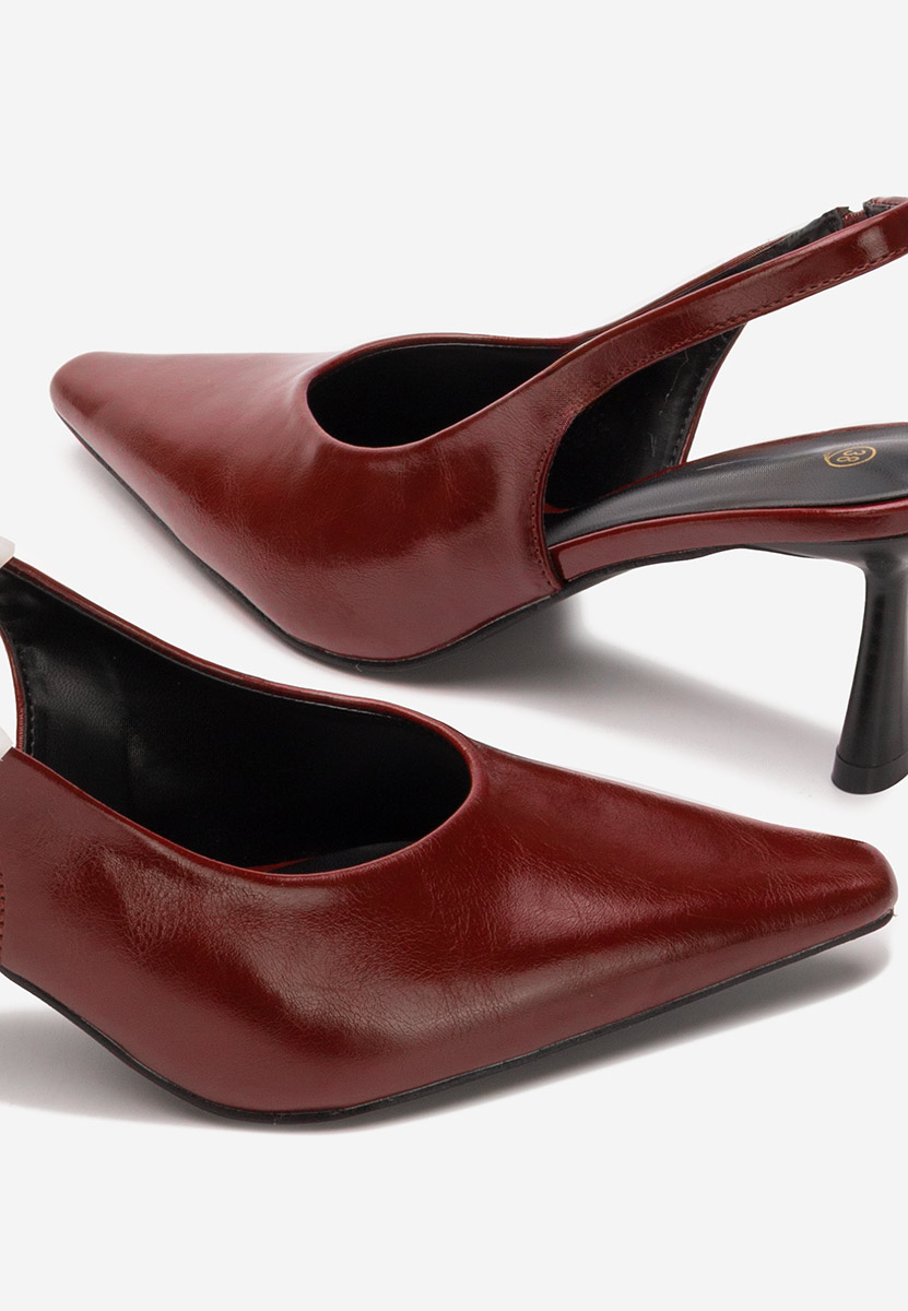 Pantofi slingback Bruha grena