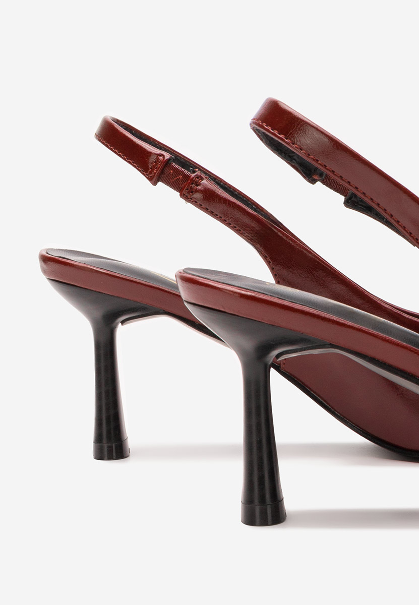 Pantofi slingback Bruha grena
