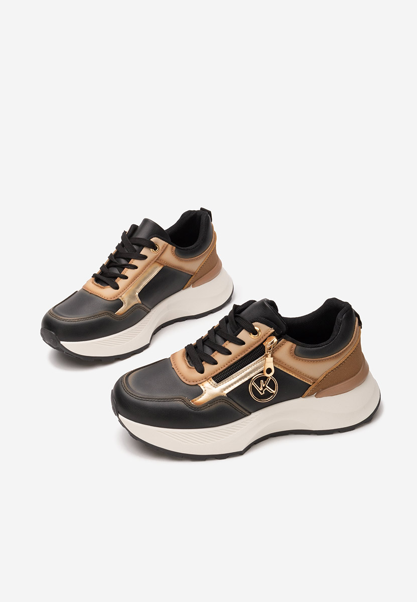 Sneakers cu platformă Viktoria negri