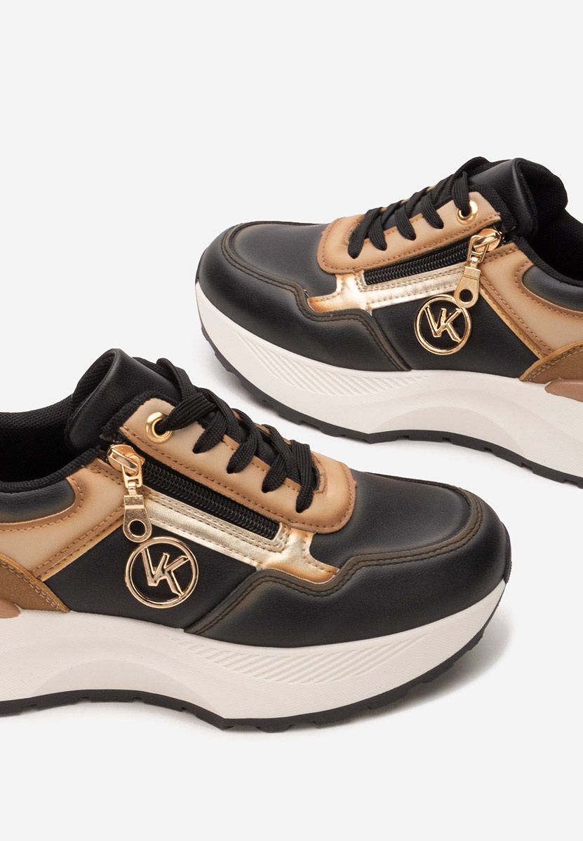 Sneakers cu platformă Viktoria negri
