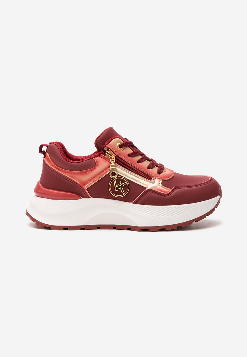 Sneakers cu platformă Viktoria rosii