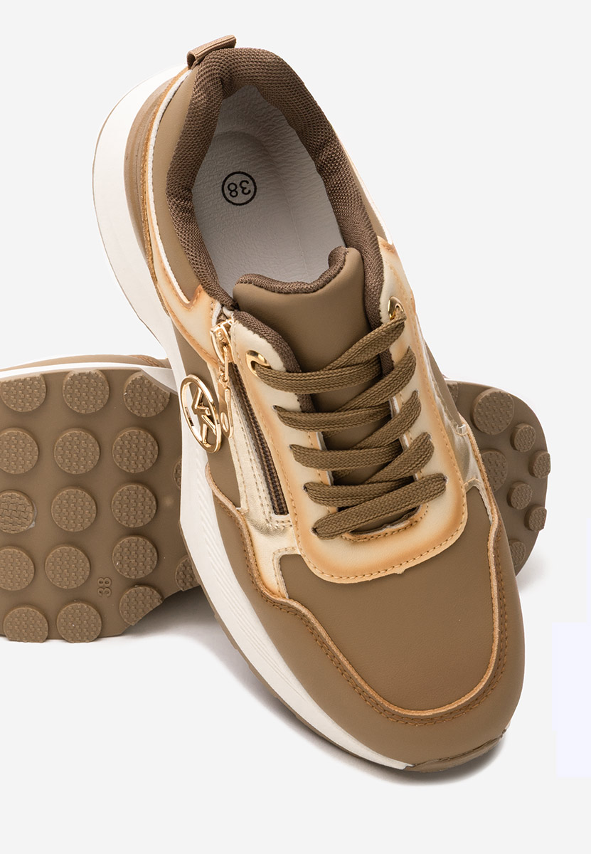 Sneakers cu platformă Viktoria kaki