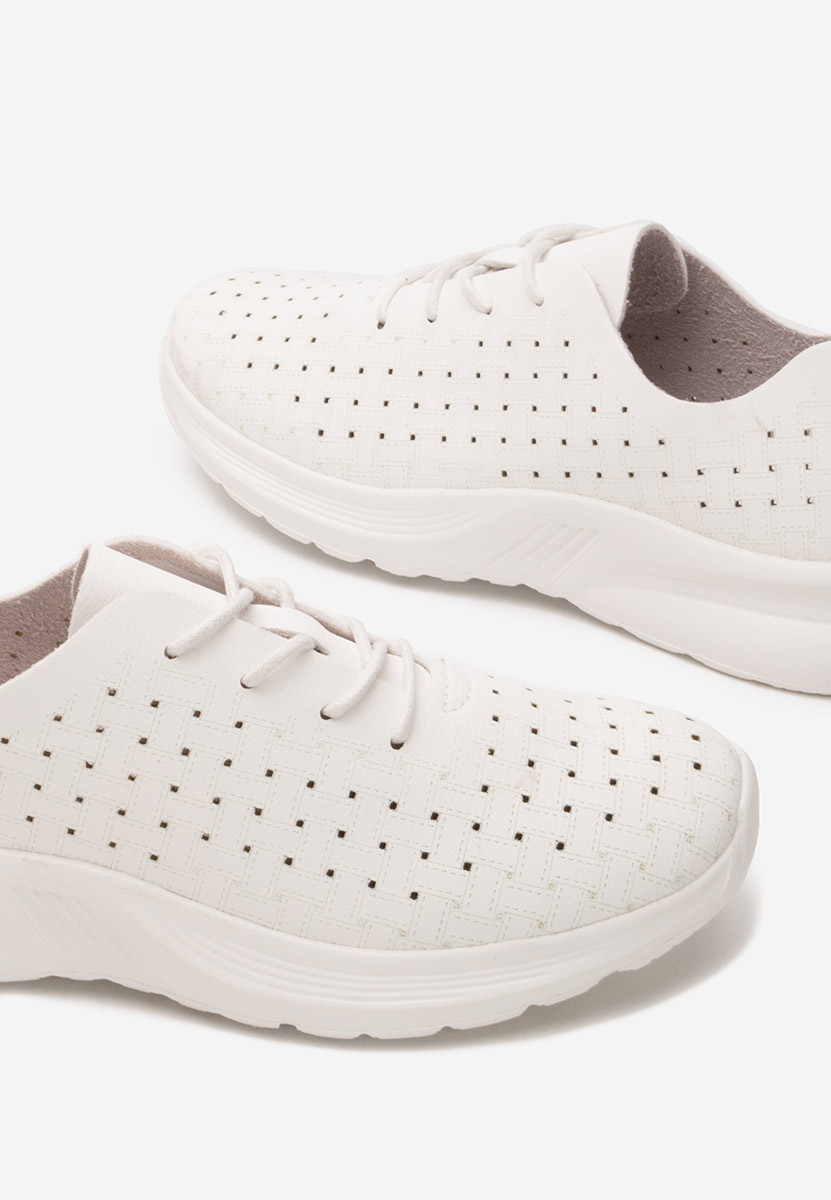 Sneakers dama Clarence albi