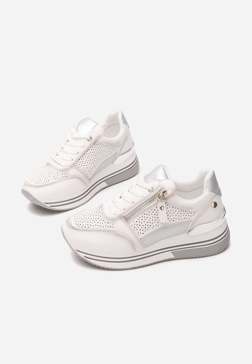 Sneakers cu platformă Reita albi