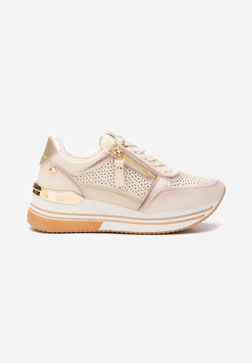 Sneakers cu platformă Reita bej