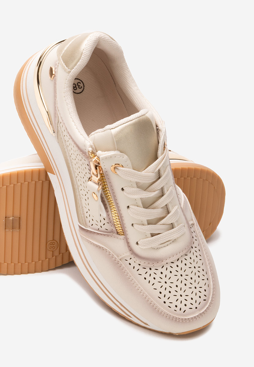Sneakers cu platformă Reita bej