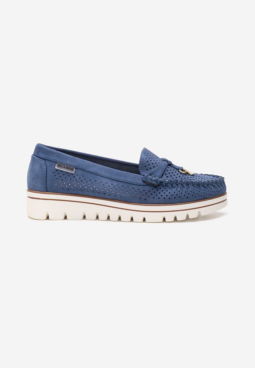 Mocasini de vara dama Manise V4 albastri