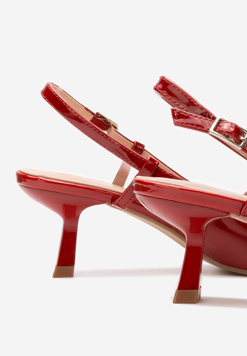 Pantofi slingback Crinna rosii