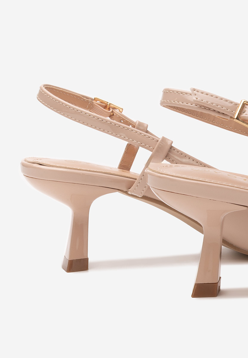 Pantofi slingback Crinna nude