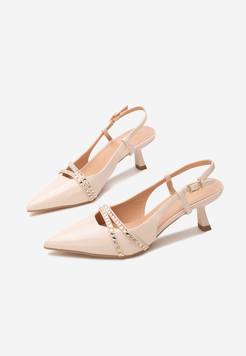 Pantofi slingback Crinna bej