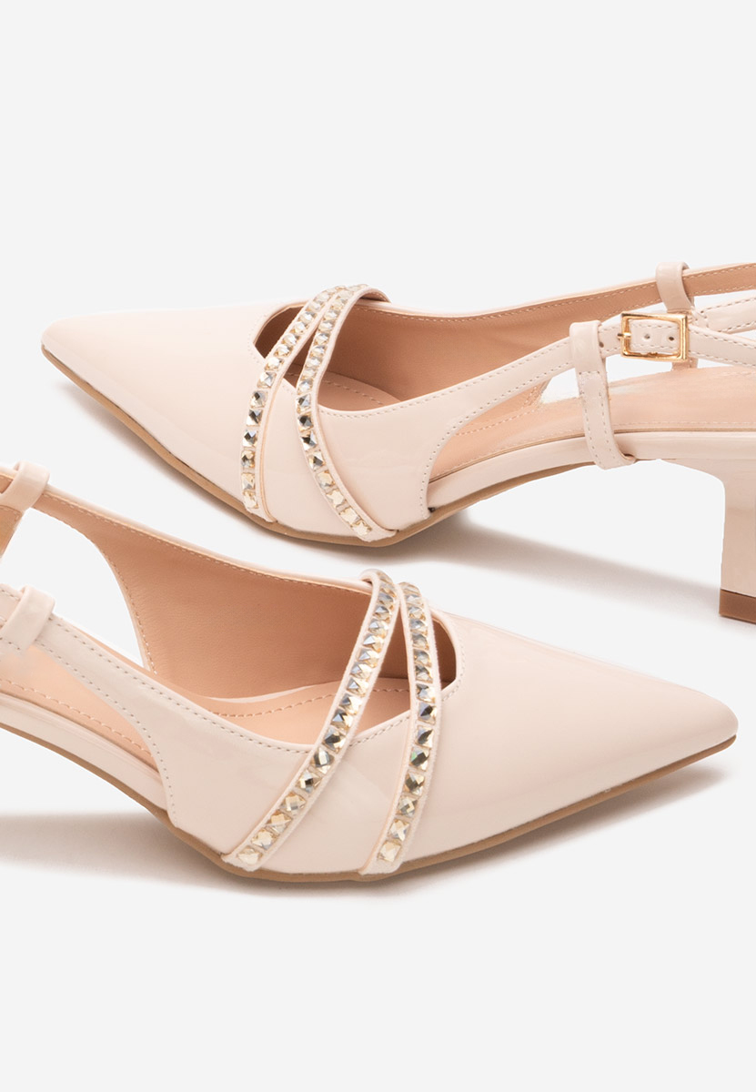 Pantofi slingback Crinna bej