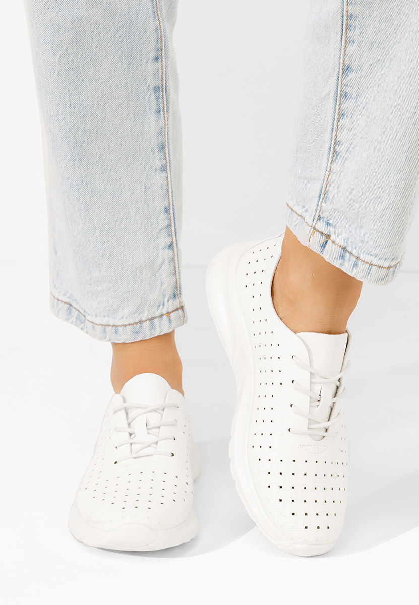 Sneakers dama Clarence albi