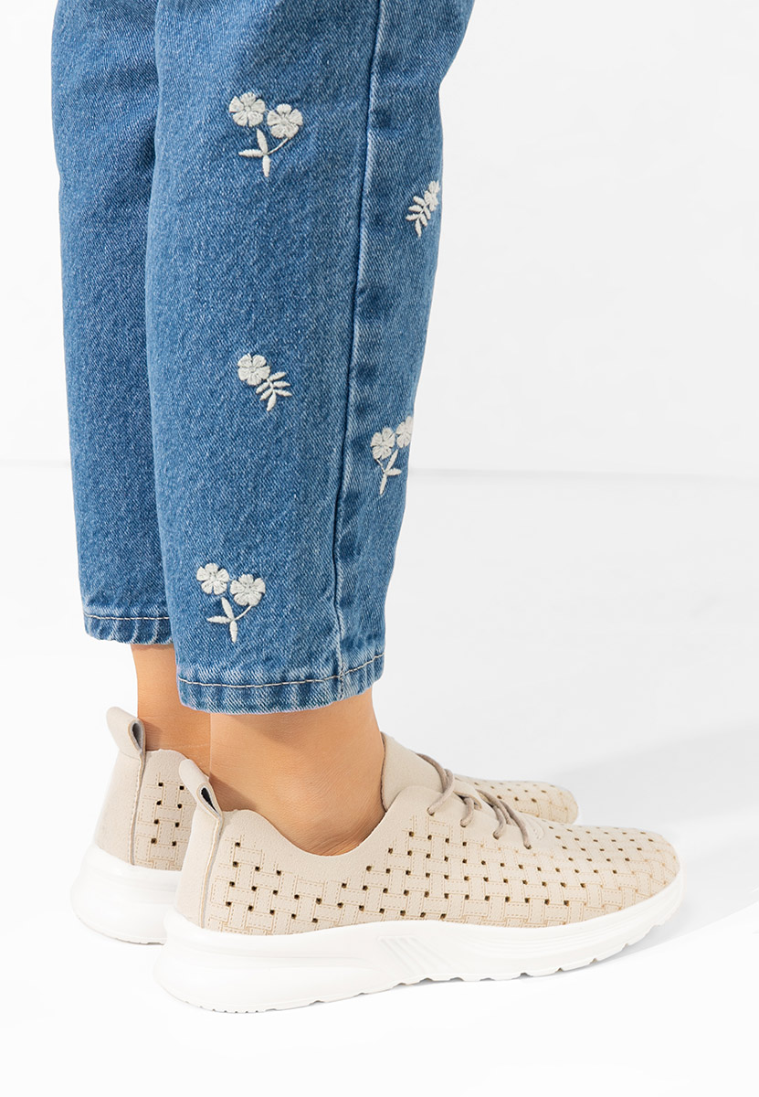 Sneakers dama Clarence bej