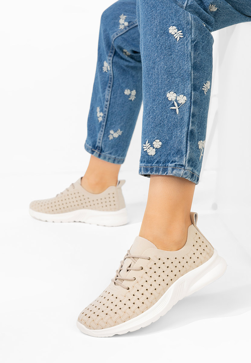 Sneakers dama Clarence bej