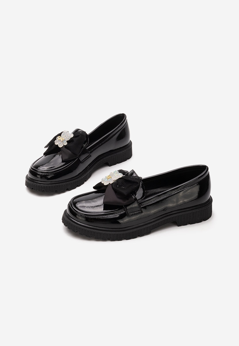 Mocasini fete Doddle negri