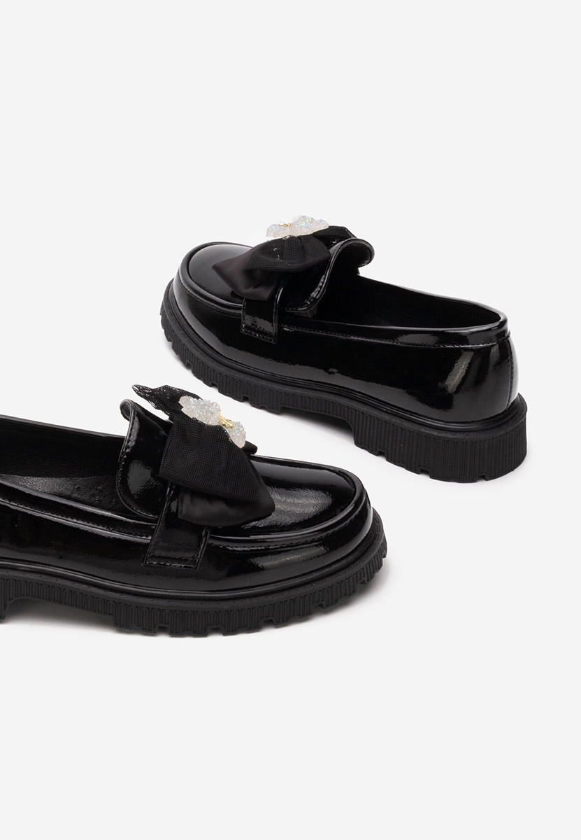 Mocasini fete Doddle negri