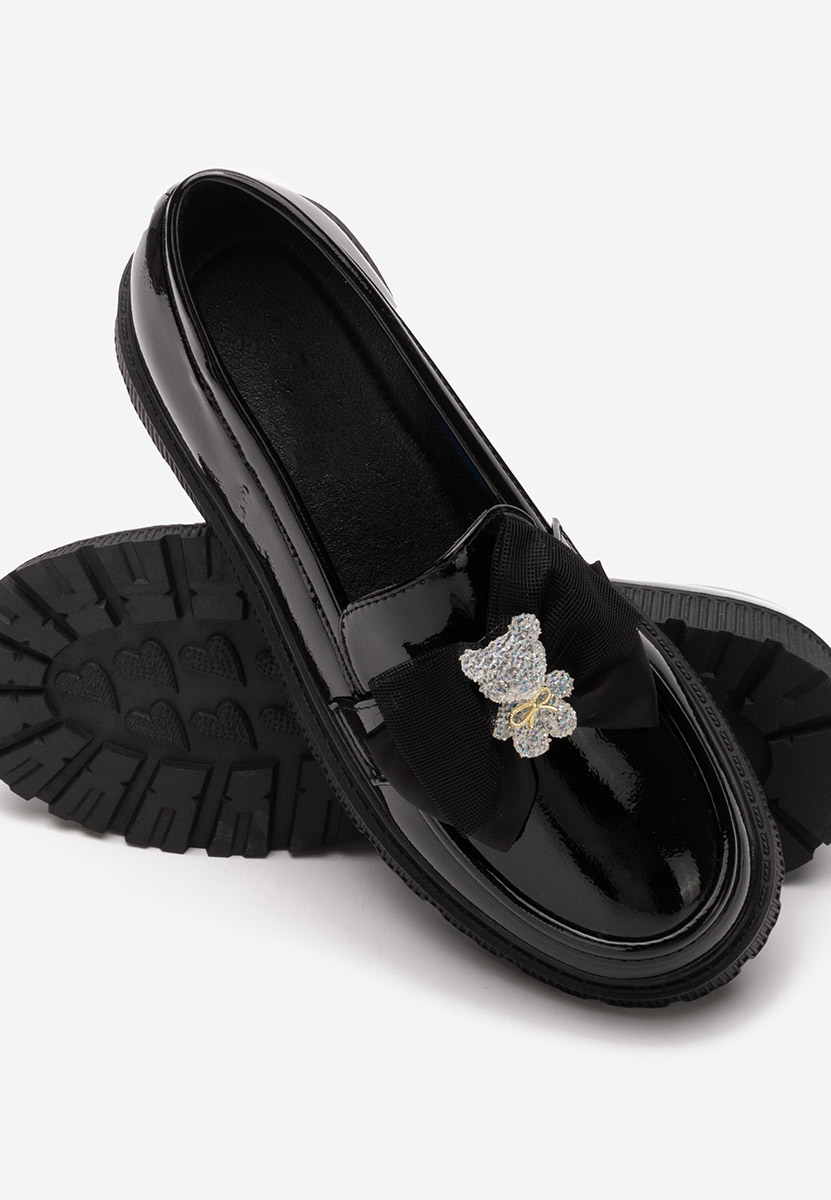 Mocasini fete Doddle negri