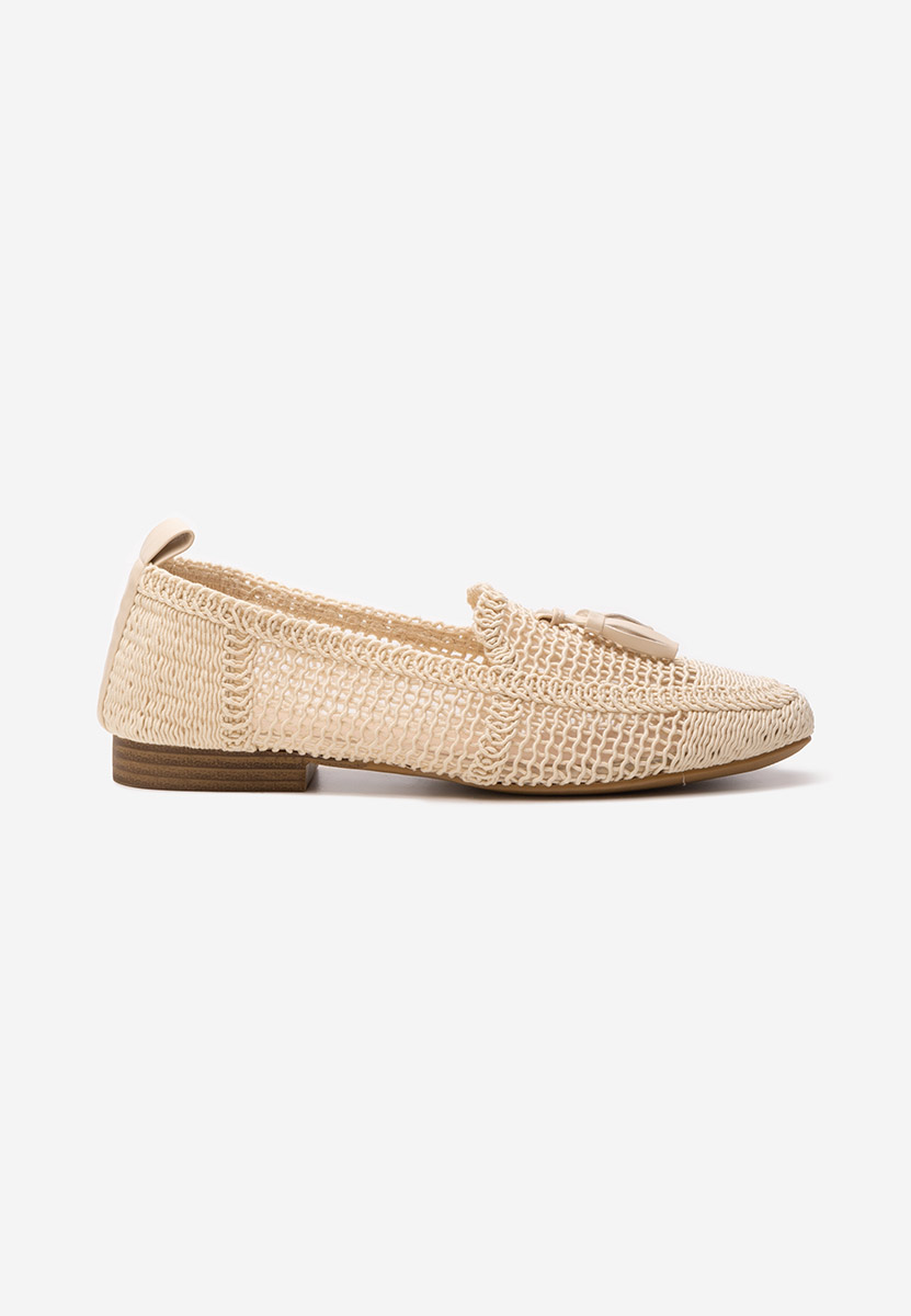 Mocasini de vara dama Sylvia bej
