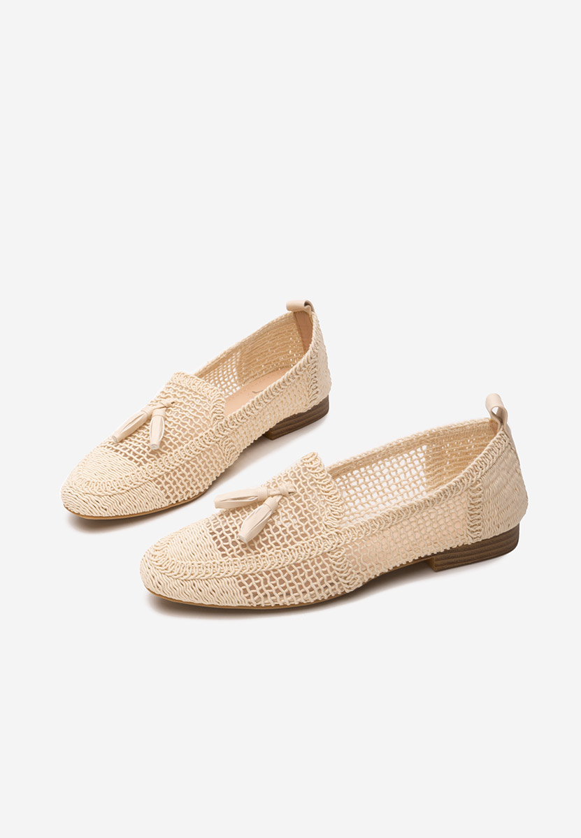 Mocasini de vara dama Sylvia bej