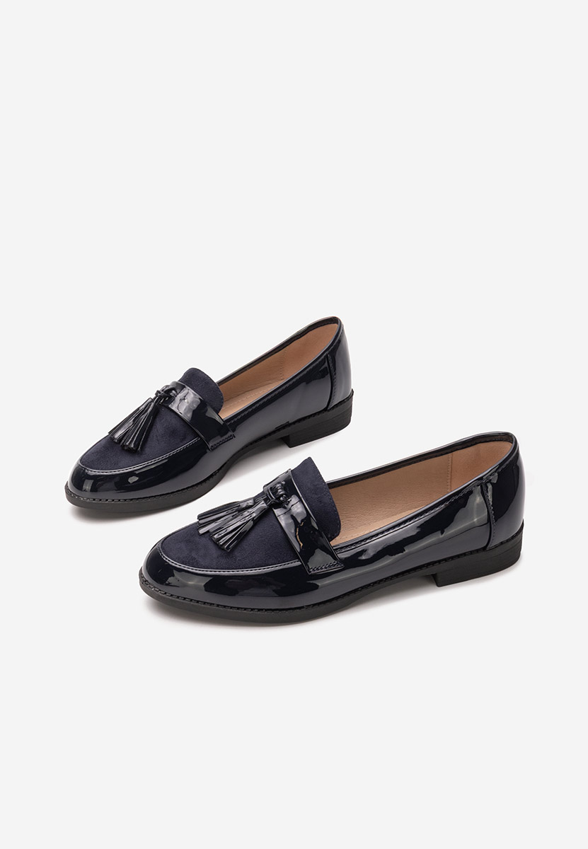 Mocasini dama eleganti Kayia albastri