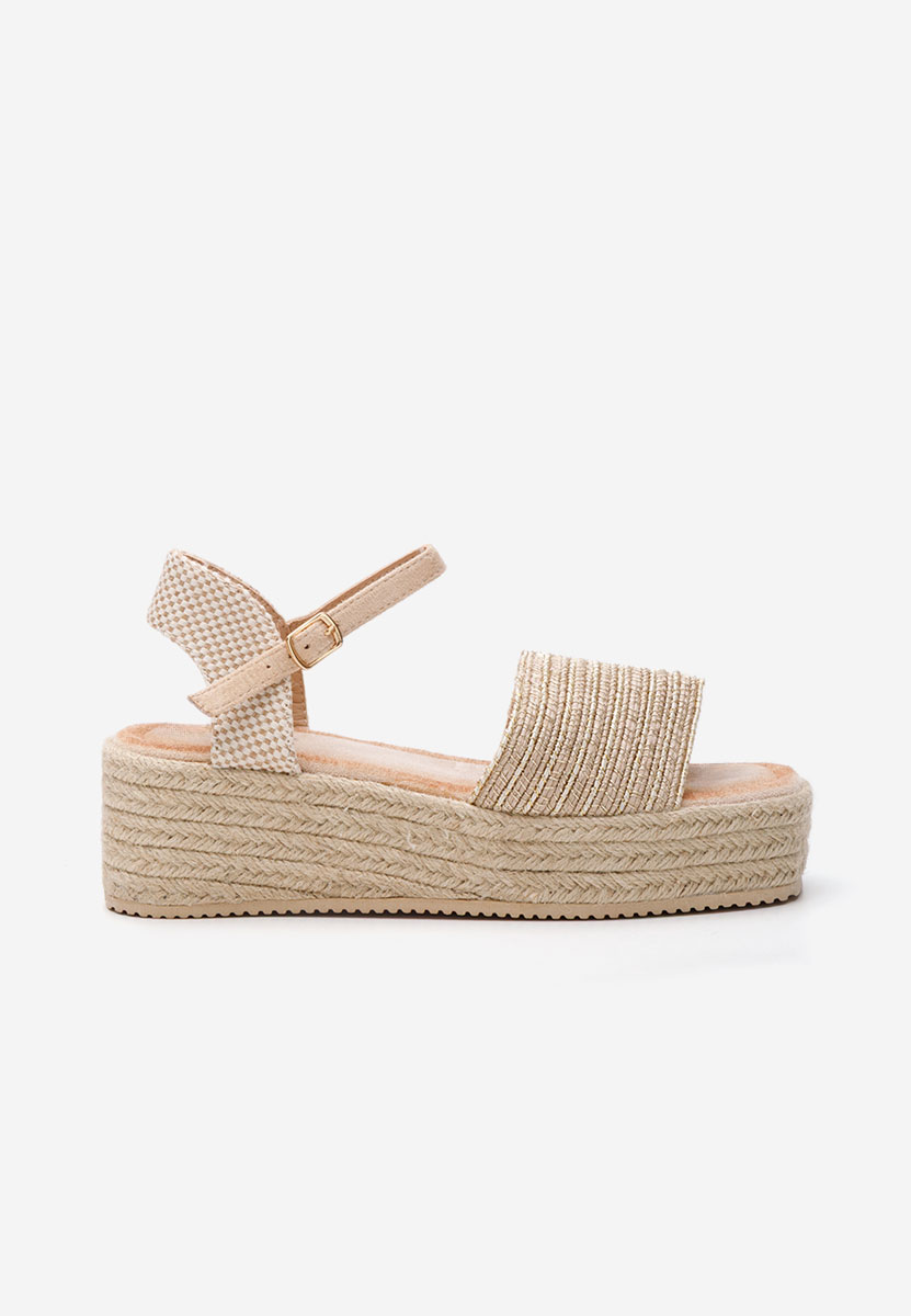 Sandale cu platforma Jilly bej