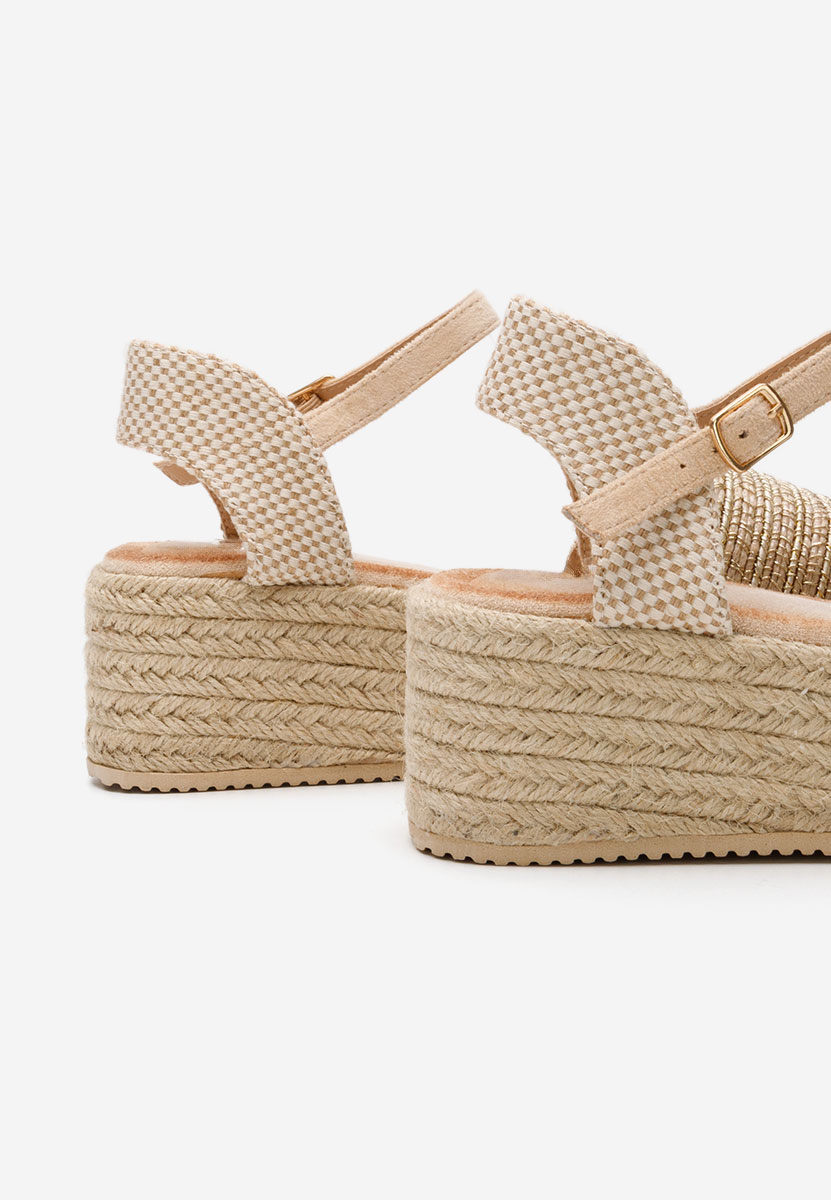 Sandale cu platforma Jilly bej