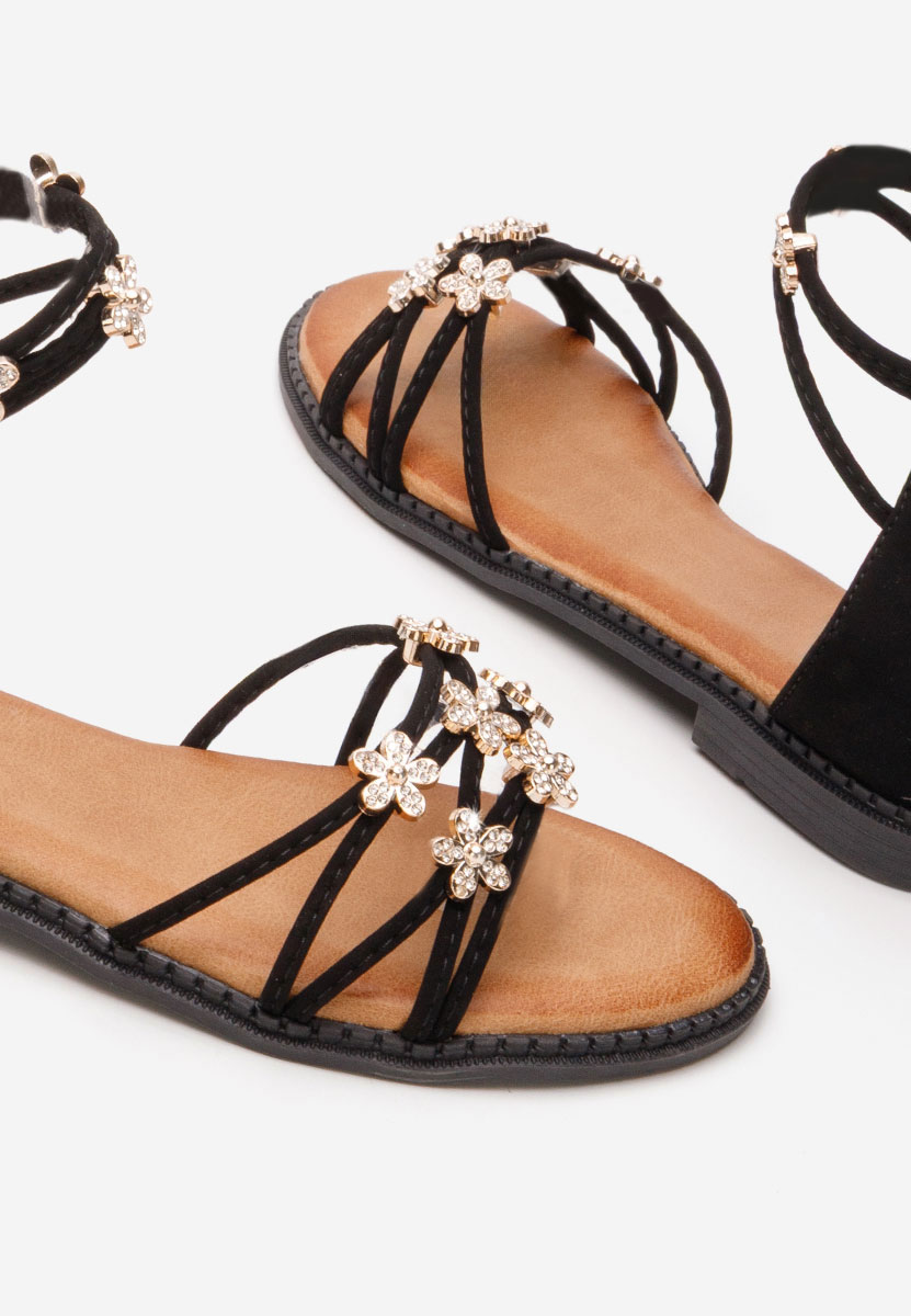 Sandale fara toc Levaria negre