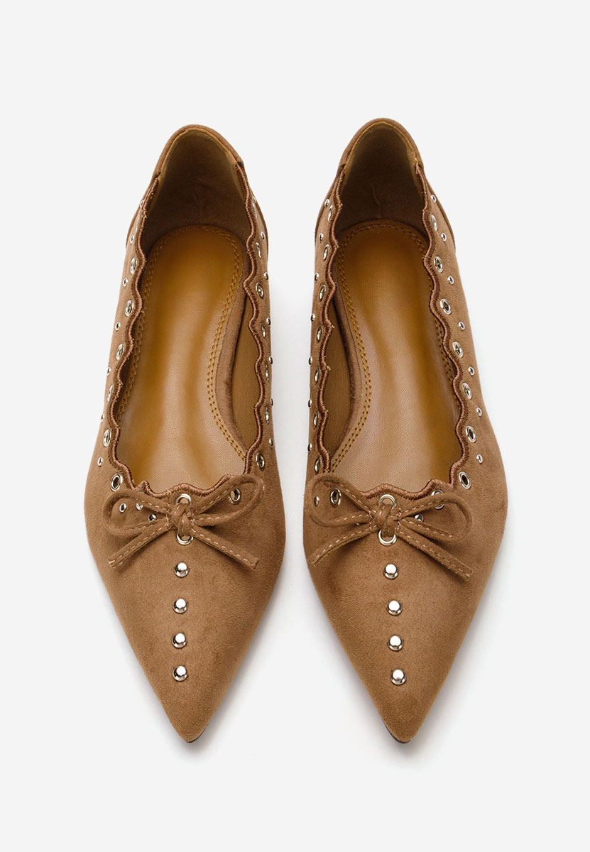 Balerini eleganti Sharyna kaki