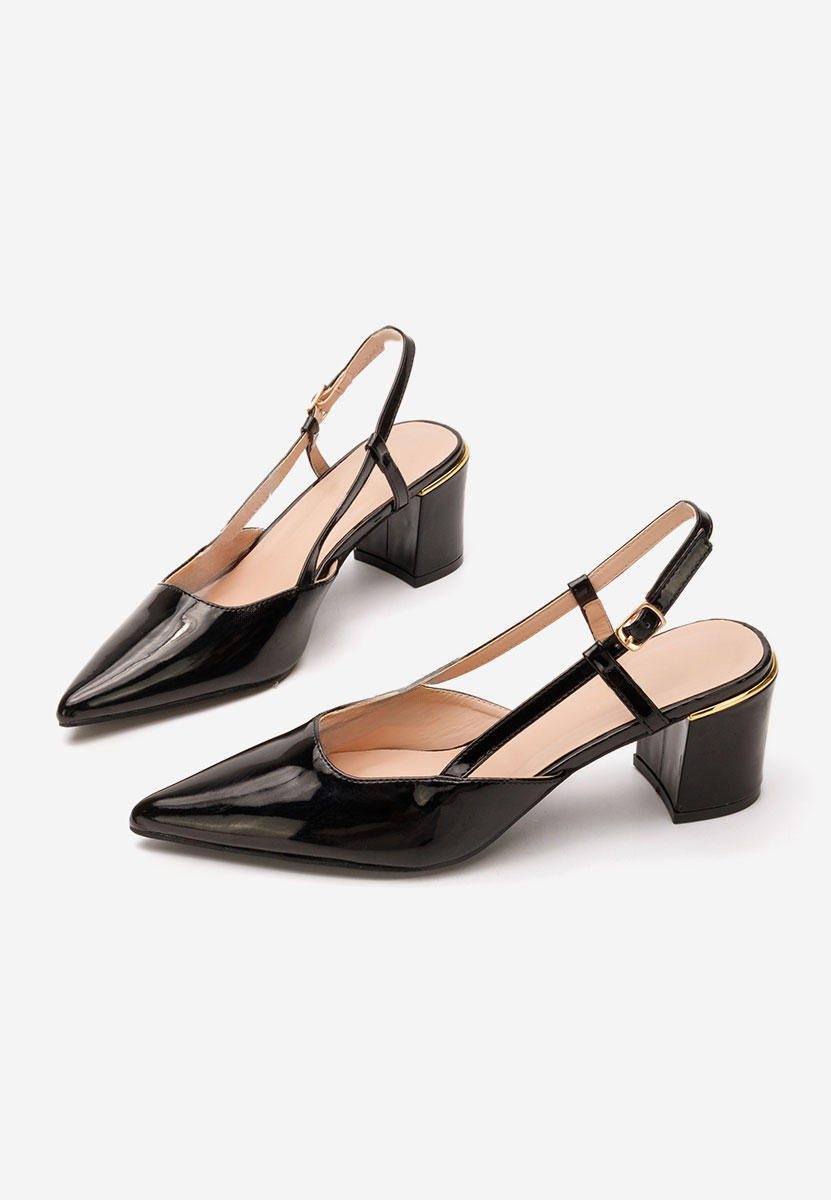 Pantofi slingback Marla negri