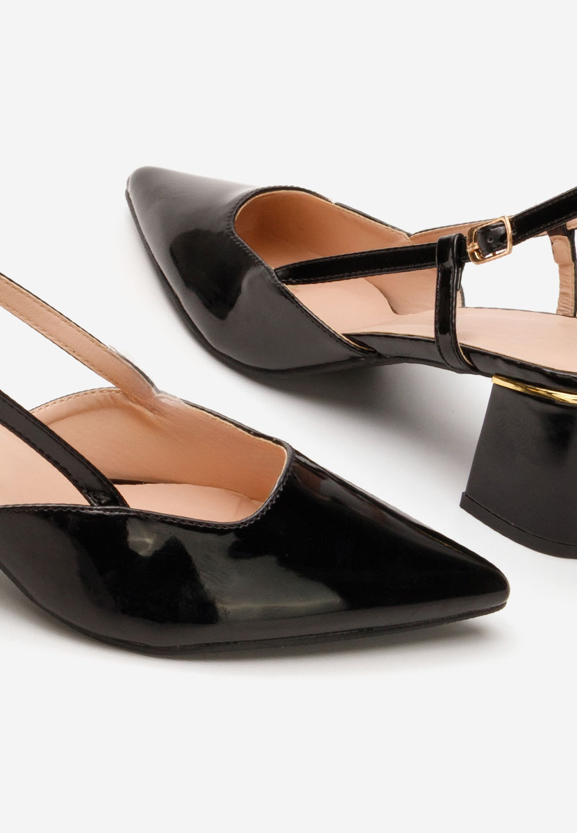 Pantofi slingback Marla negri