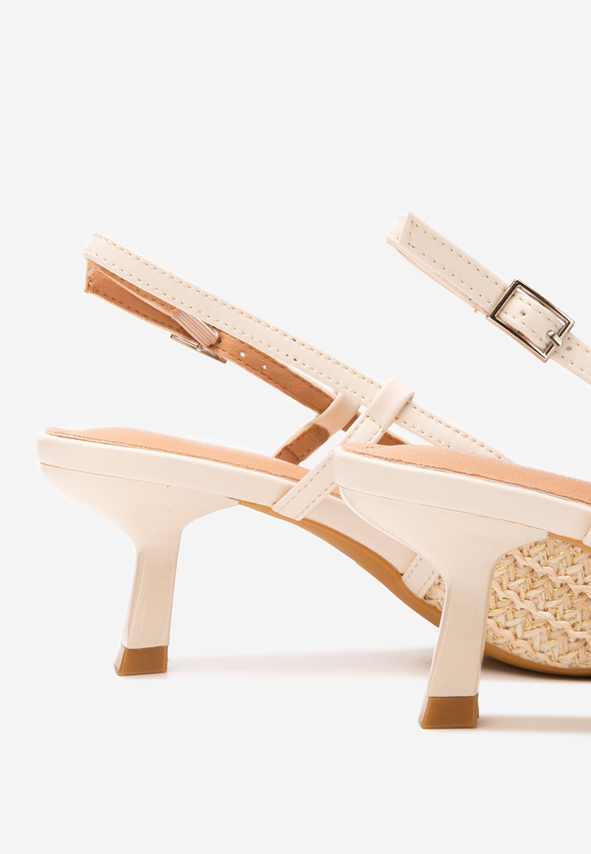 Pantofi slingback Verlie bej