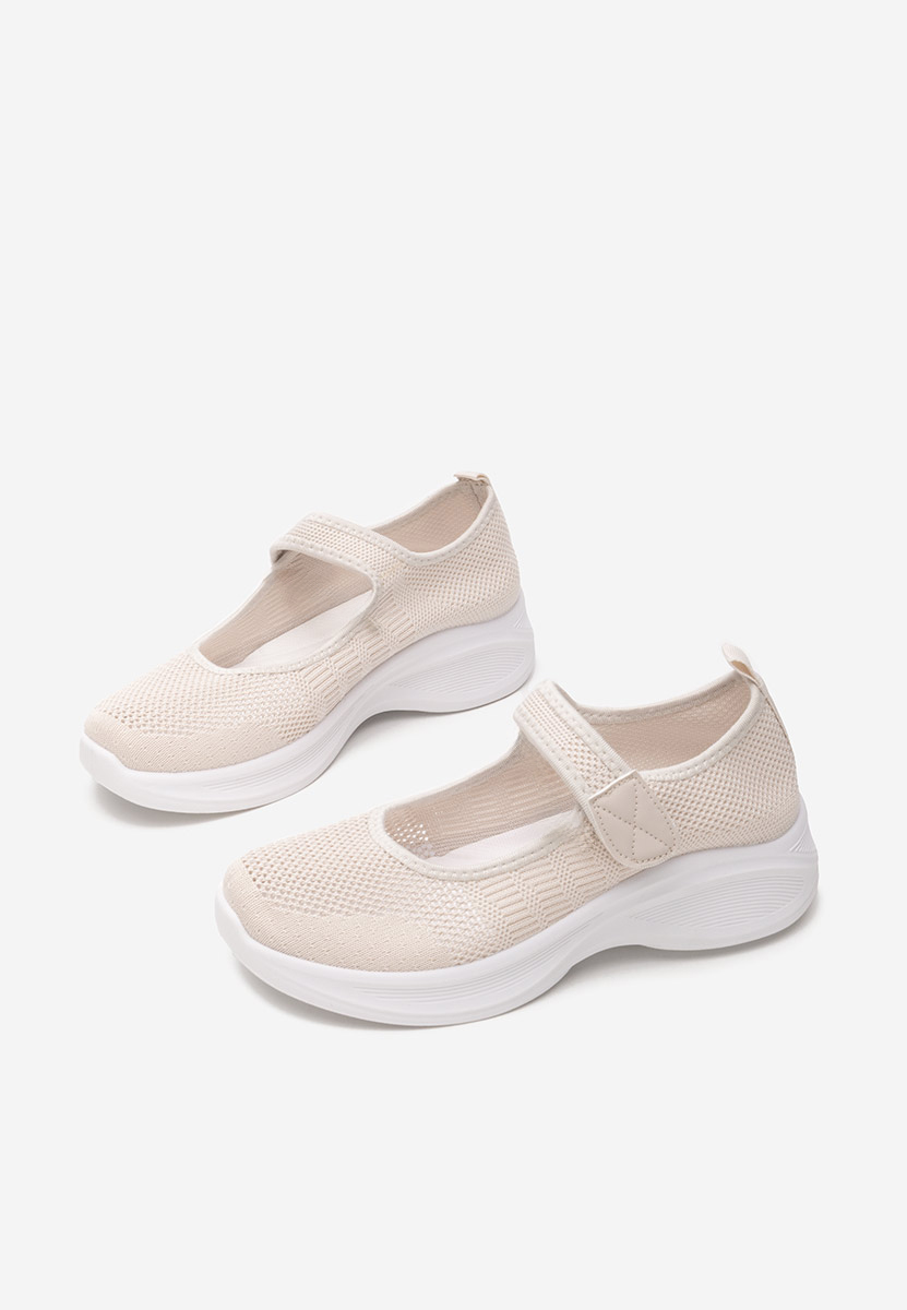 Pantofi casual dama Medana bej