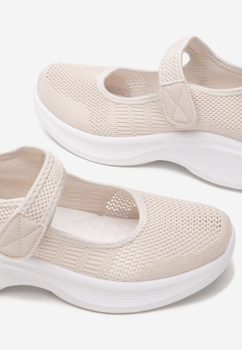 Pantofi casual dama Medana bej