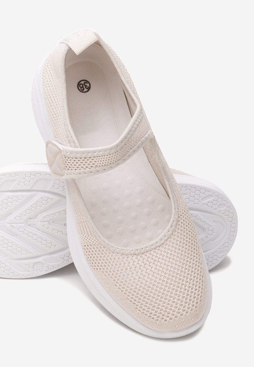 Pantofi casual dama Medana bej