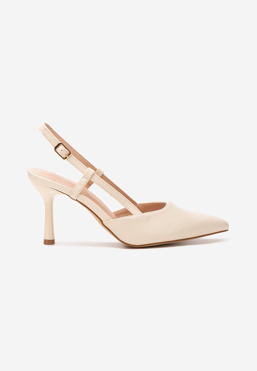 Pantofi slingback Ivva bej
