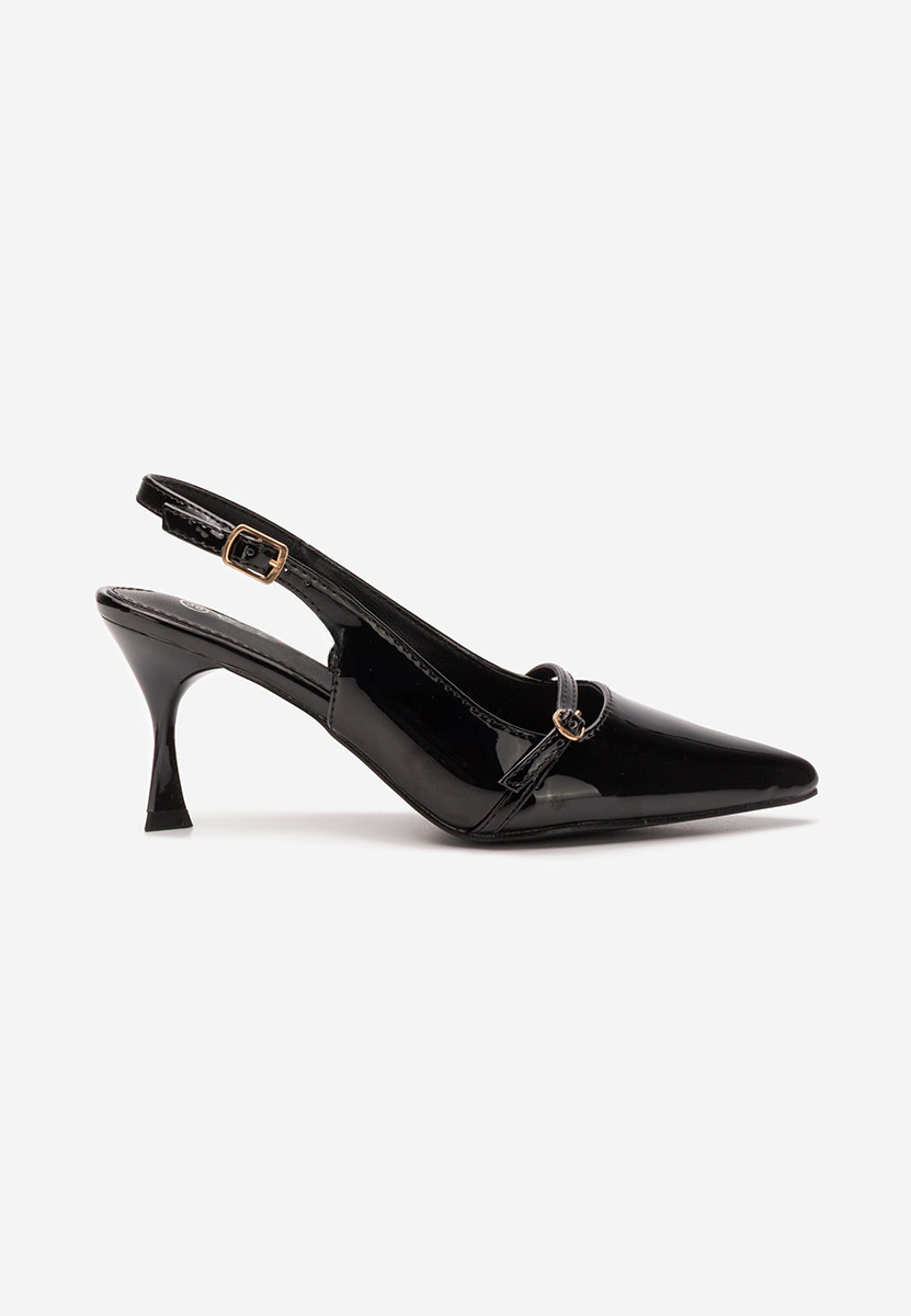 Pantofi cu toc Pearlie negri