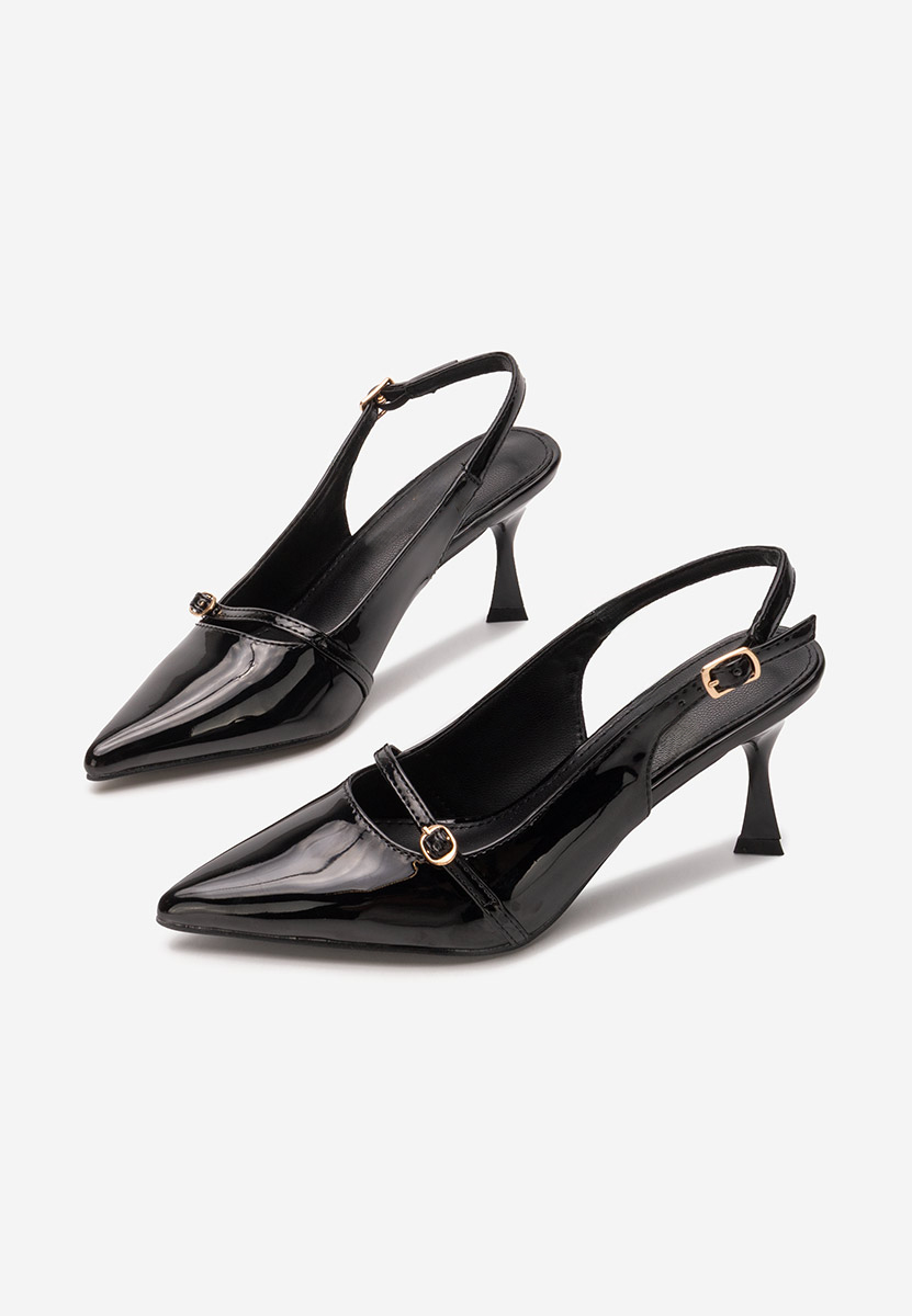 Pantofi cu toc Pearlie negri